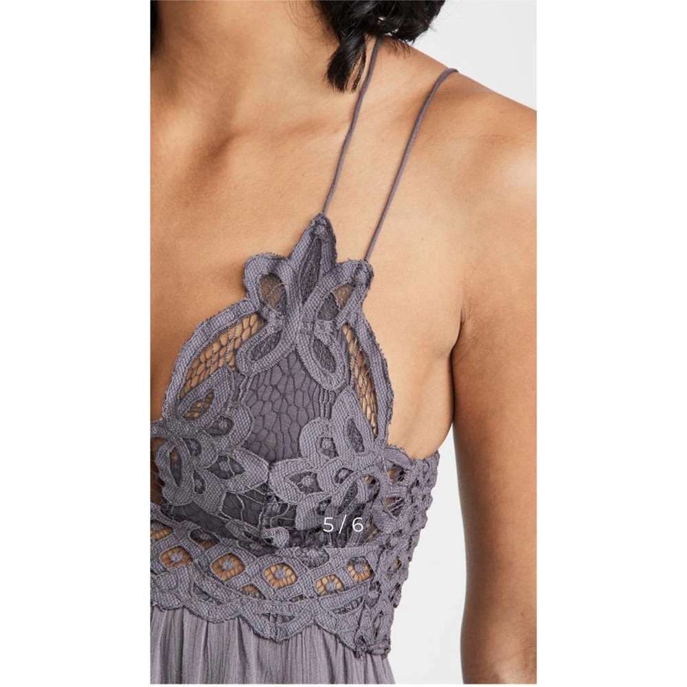 Free People Lavender Lace Chemise Dress - Picture 4 of 16